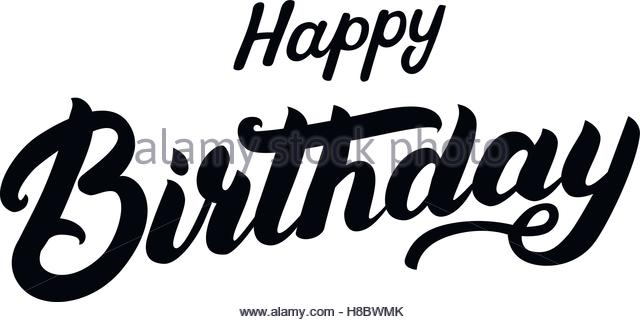 Happy Birthday Images Black And White | Free download on ClipArtMag