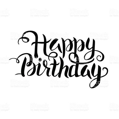 Happy Birthday Images Black And White | Free download on ClipArtMag