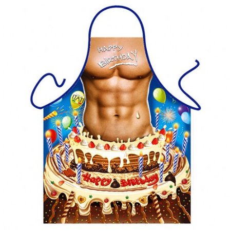 450x450 Sexy Happy Birthday Man Itati Kitchen Apron Novelty Present Gag