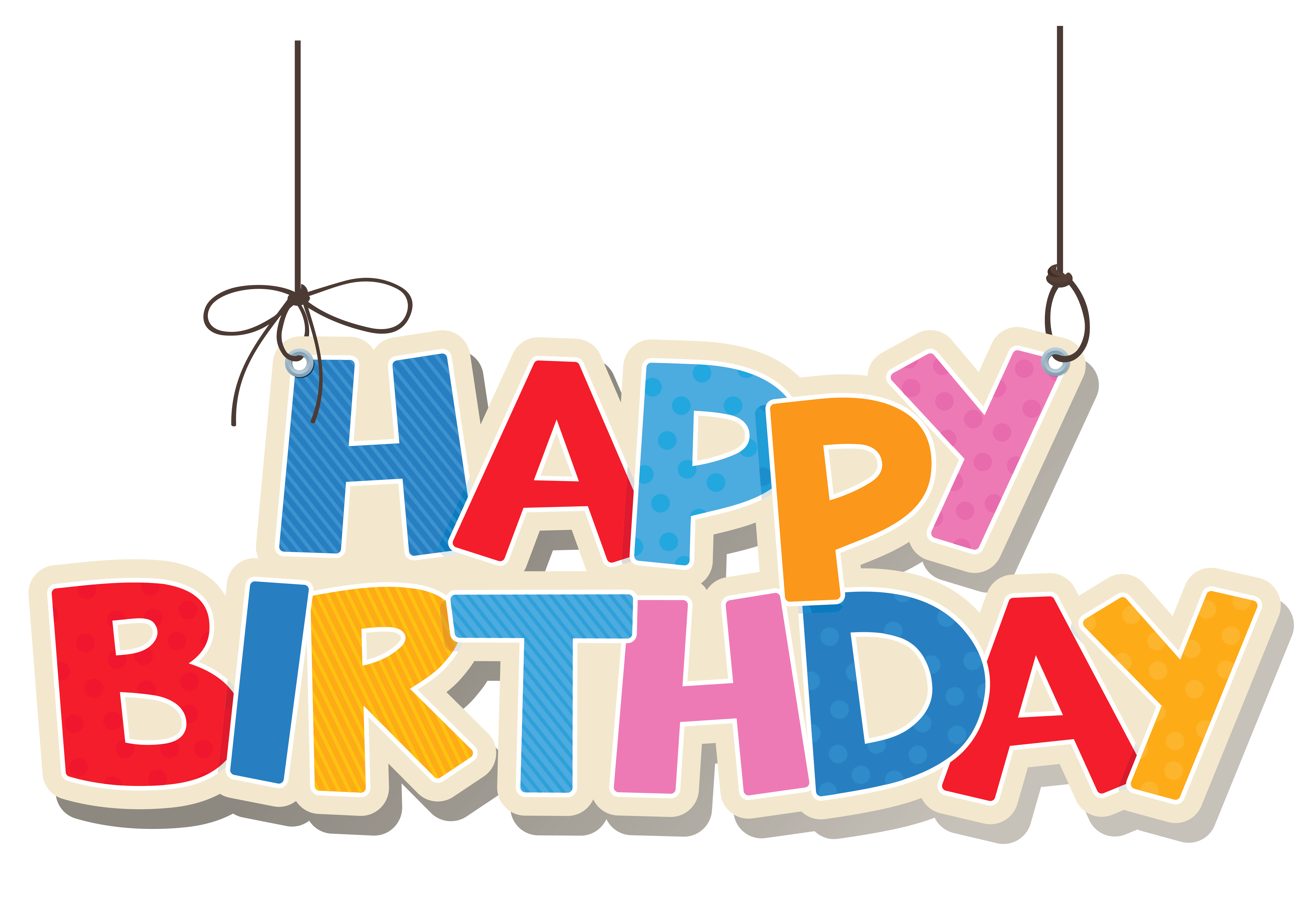6095x4173 Hanging Colorful Happy Birthday Png Clipart Pictureu200b Gallery