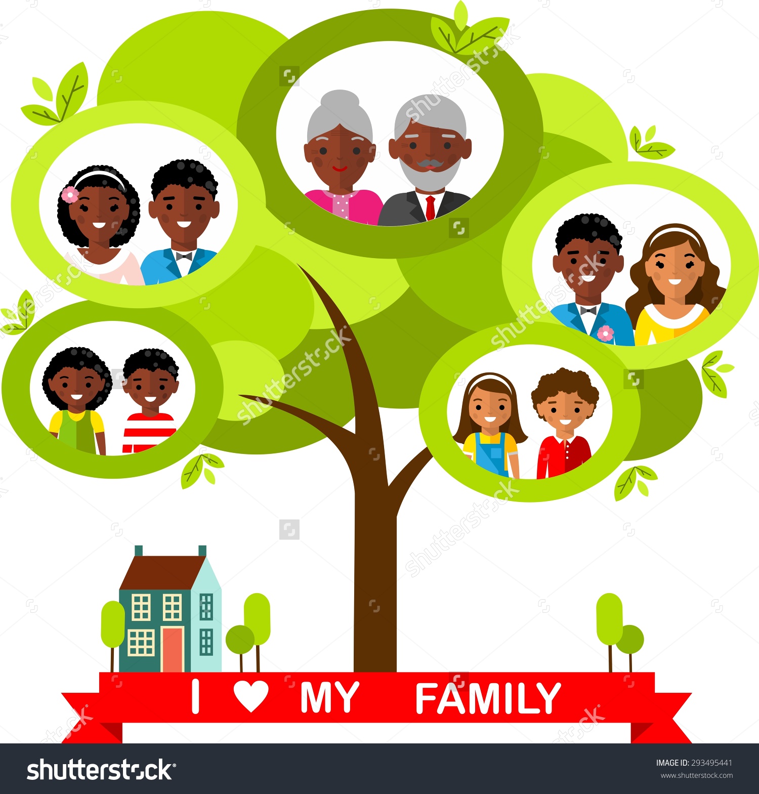 1500x1569 Clipart Of Family Tree