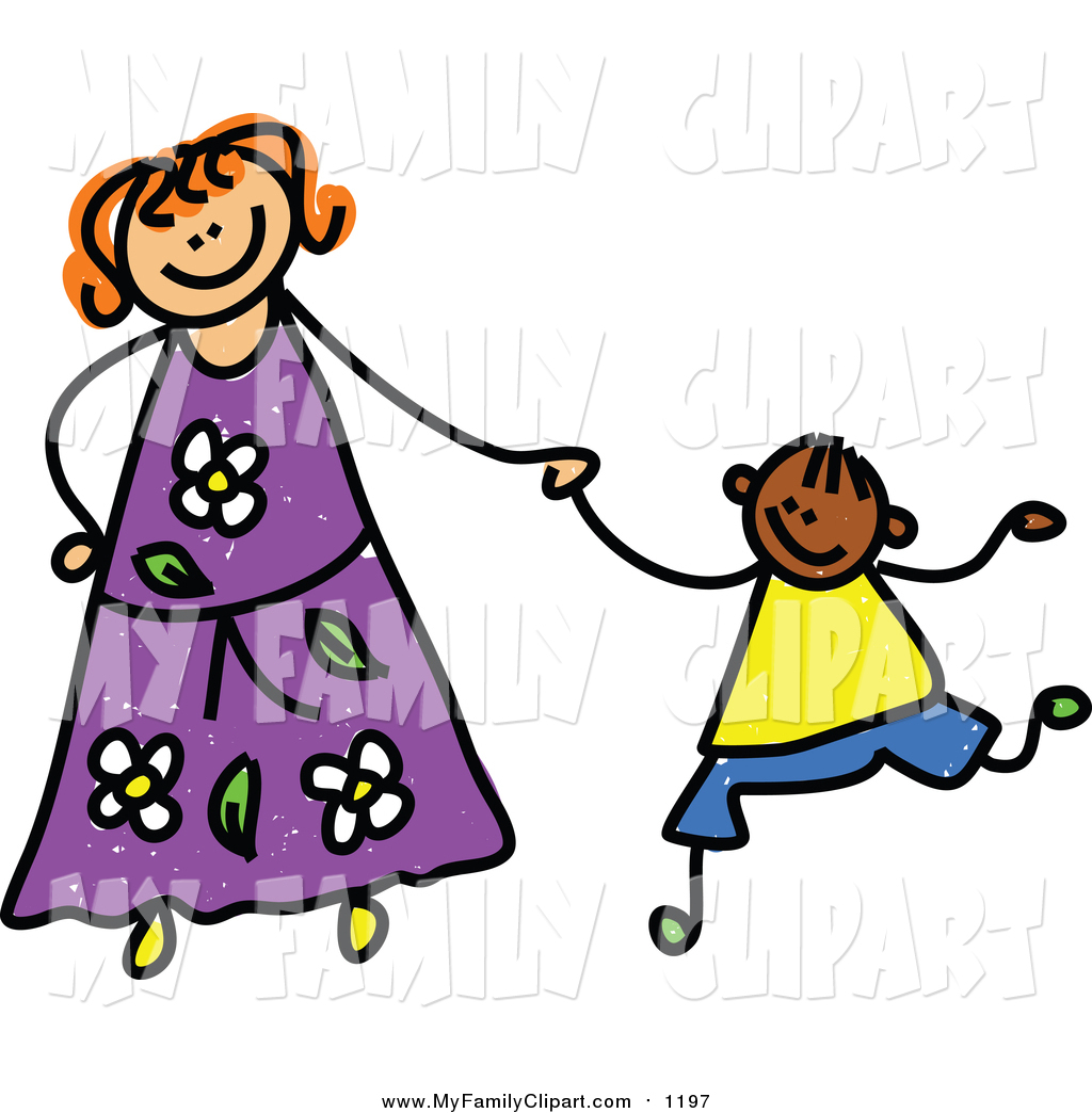 1024x1044 Clip Art Of A Happy Mother Holding Hands With Her Boy By Prawny