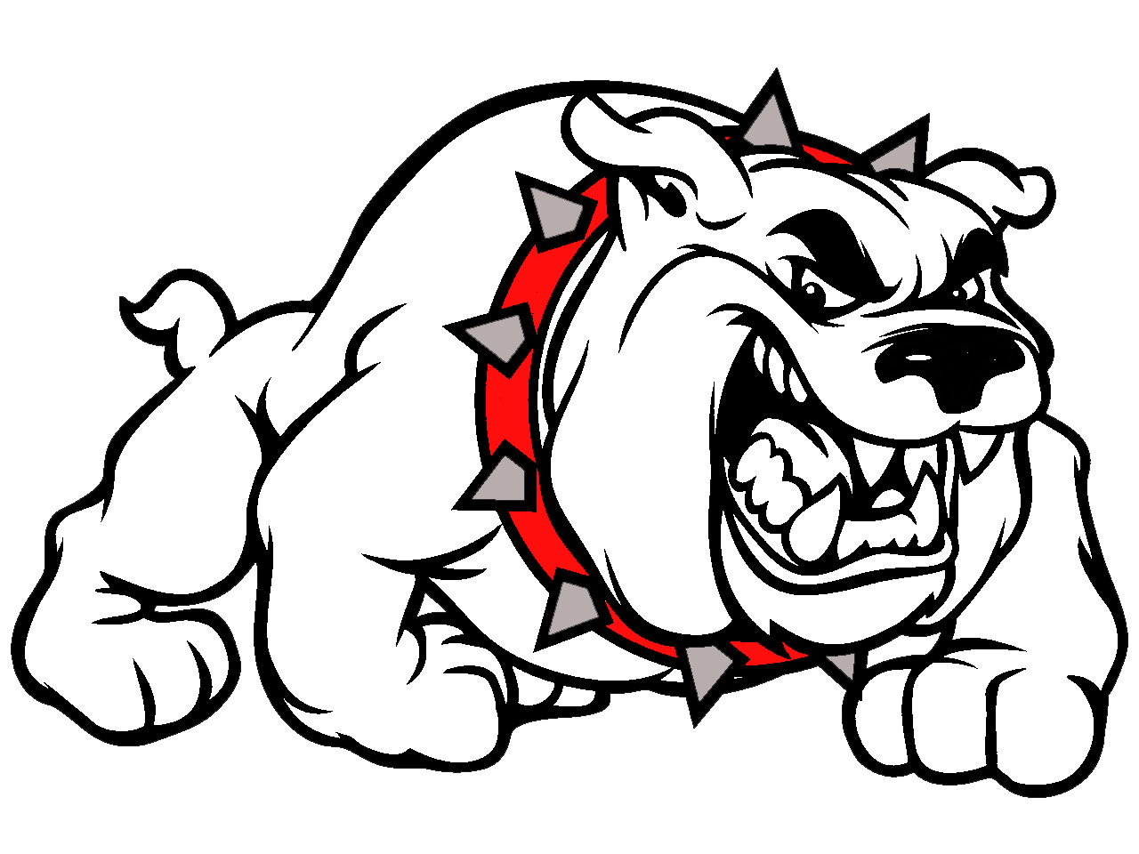 1280x960 Happy Bulldog Cliparts