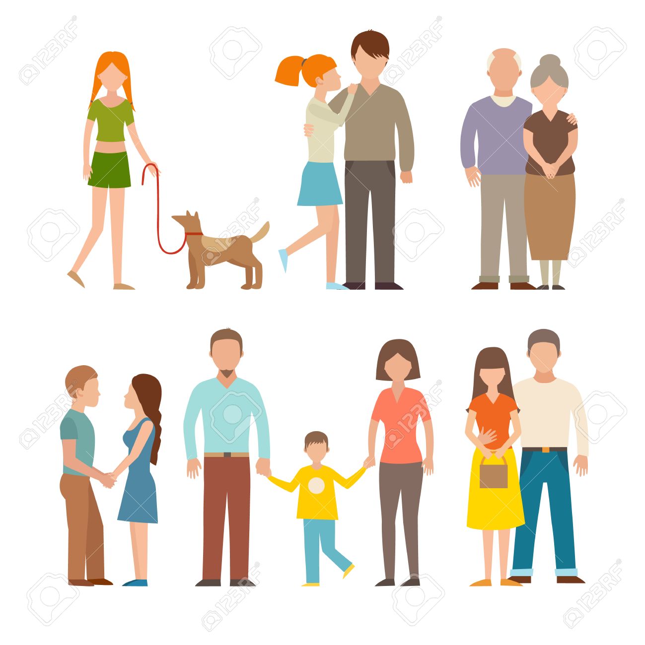 1299x1300 People Happy Couple Cartoon And Relationship People Lifestyle