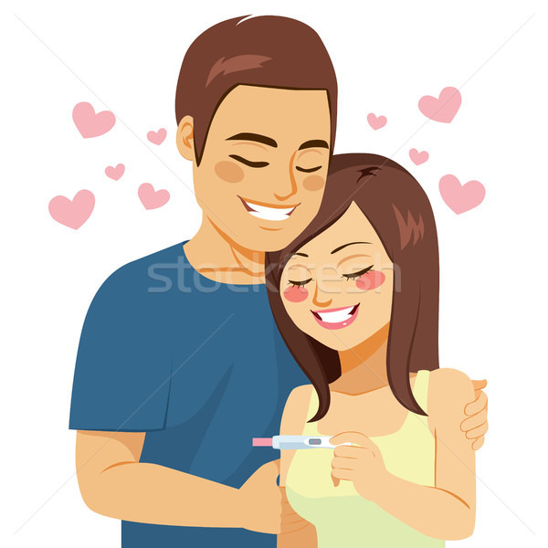 600x600 Pregnant Couple Stock Vectors, Illustrations And Cliparts Stockfresh