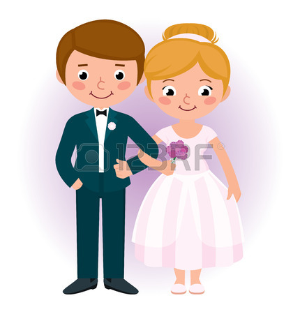 430x450 Stock Vector Cartoon Illustration Of A Loving Couple Husband