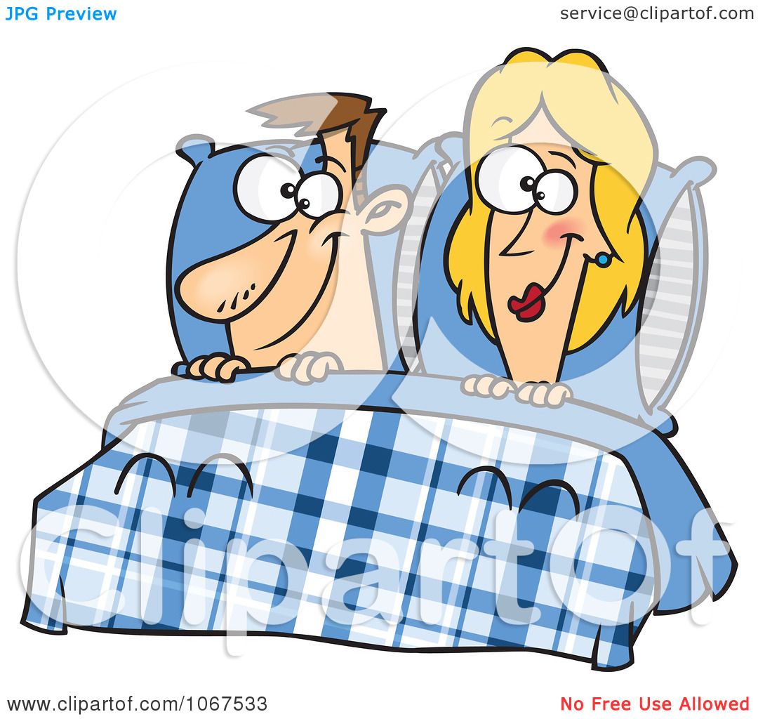 1080x1024 Clipart Happy Couple In Bed
