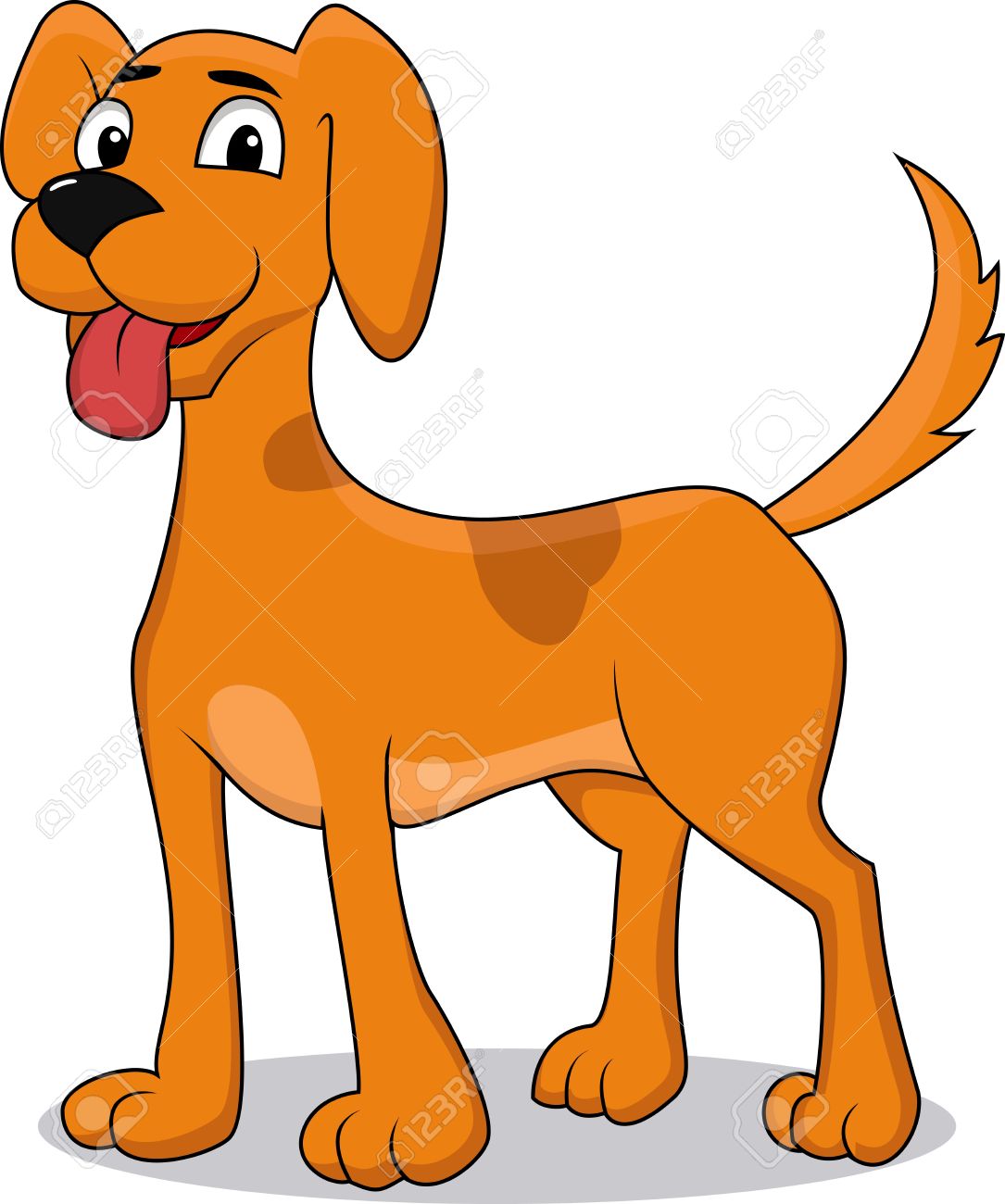 1085x1300 Happy Dog Cartoon Royalty Free Cliparts, Vectors, And Stock