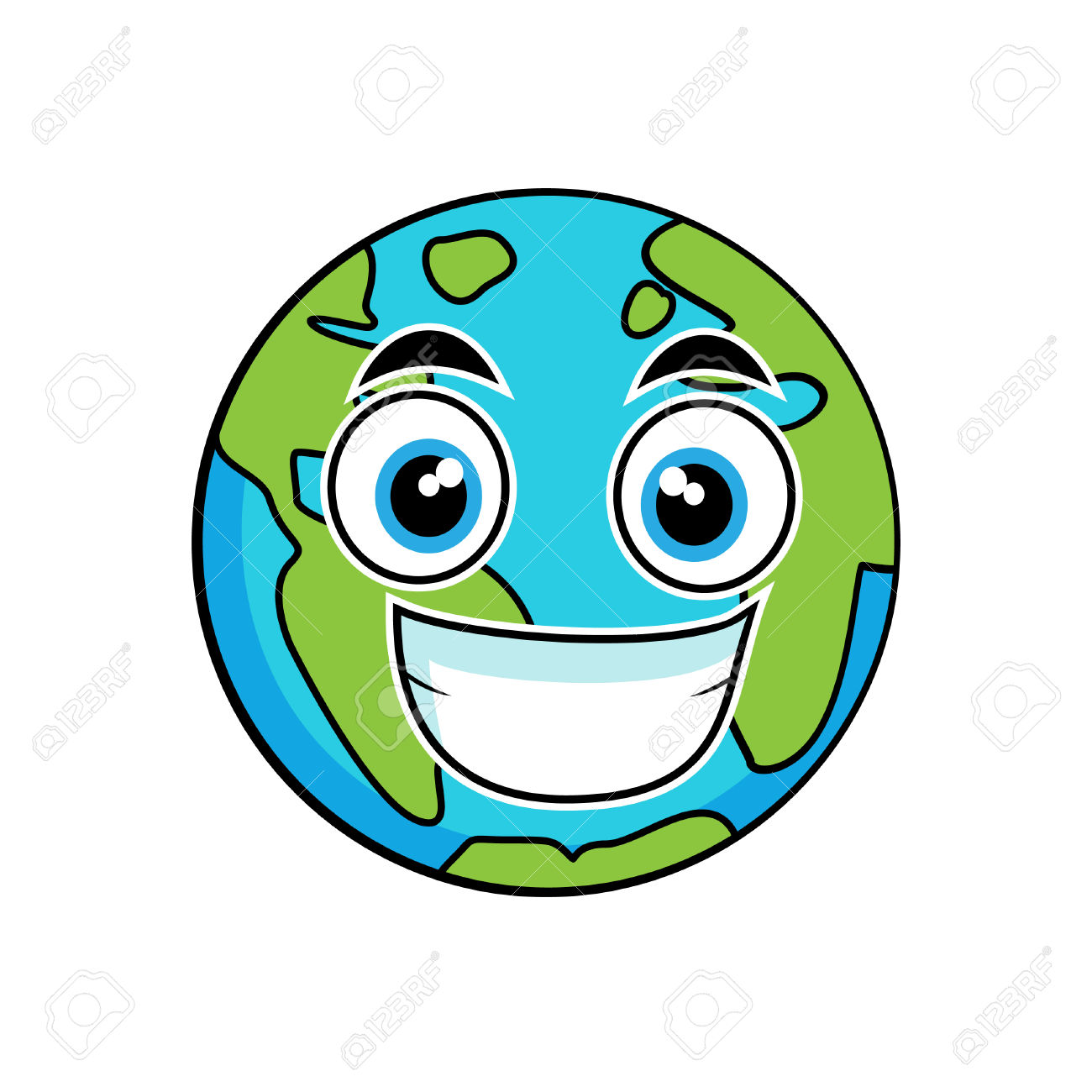 1300x1300 Earth Clipart Smile