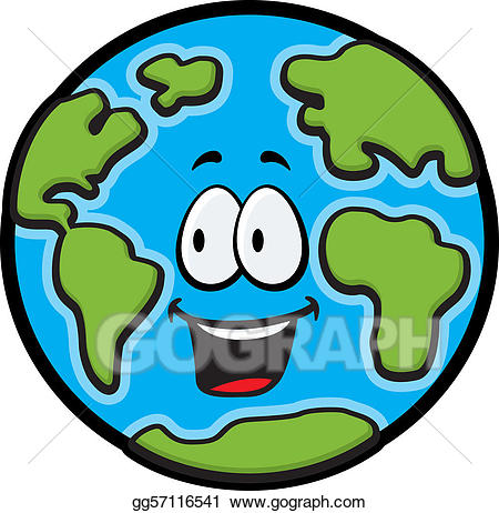 450x462 Happy Earth Clip Art
