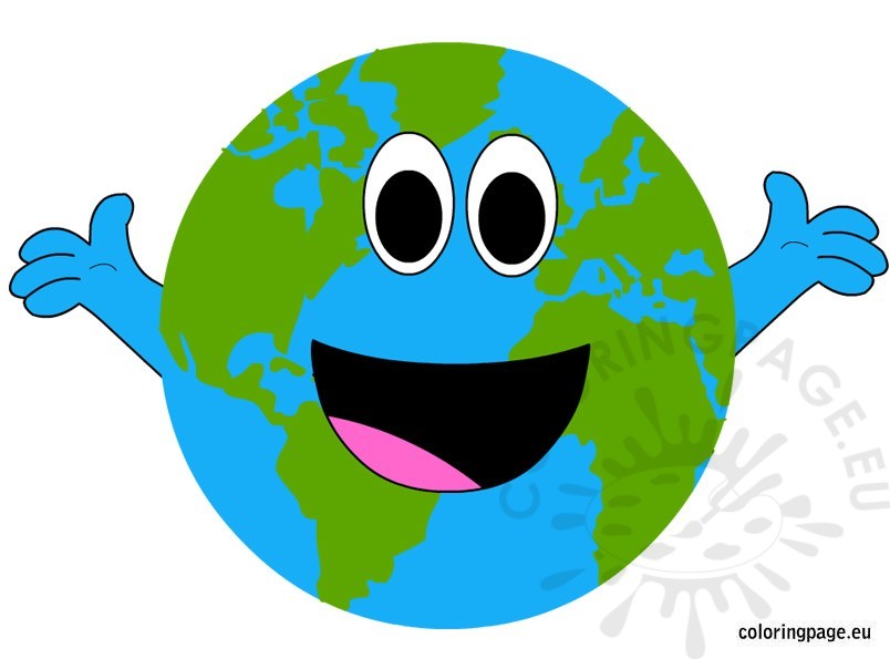 804x595 Happy Earth Day Coloring Page