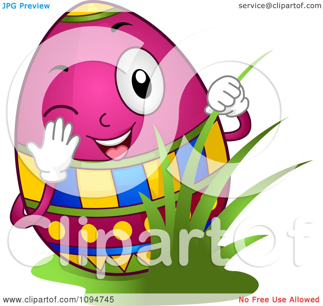 1080x1024 Clipart Happy Easter Egg Peeking Through Grass