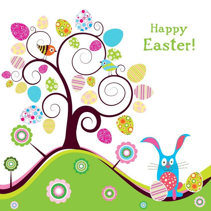 736x736 Printable Happy Easter Clip Art Cliparts