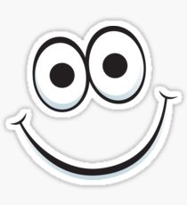 210x230 Cartoon Eyes Mouth Stickers Redbubble