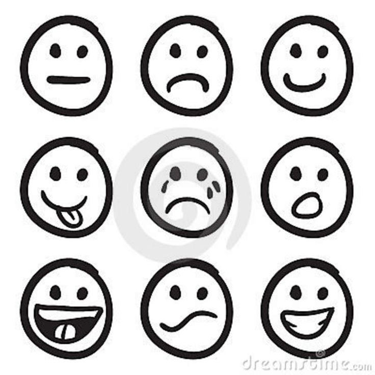 Happy Face And Sad Face