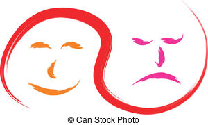 300x180 Happy Sad Face Clip Art