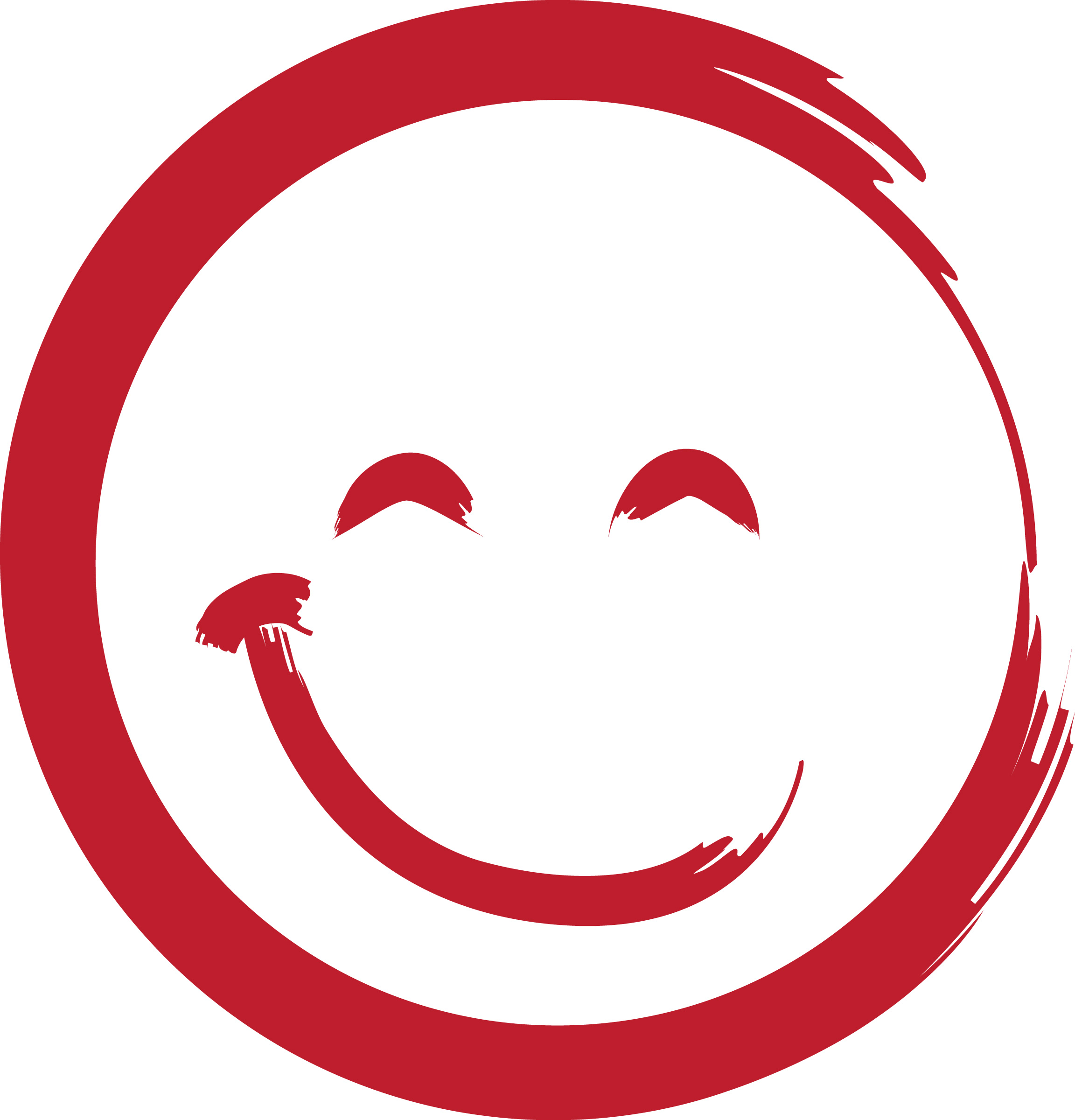 2304x2400 Red Smiley Face Clipart