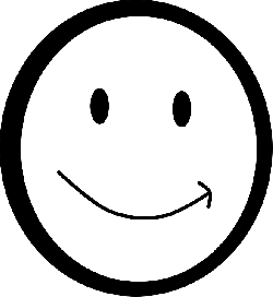 250x272 Black, Icon, Outline, Happy, Chat, Faces, Face, White