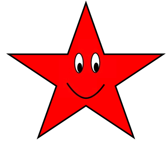 550x469 Happy Face Star Clipart