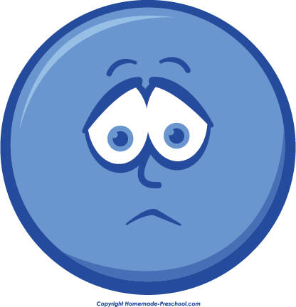 416x432 Blur Clipart Sad Face