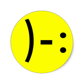 324x324 Custom Smiley Face Sad Face Stickers Zazzle.ca