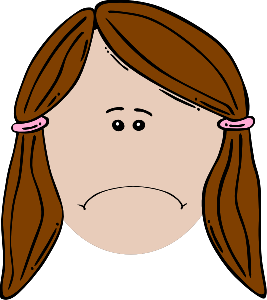 534x600 Sad Face Sad Smiley Clip Art