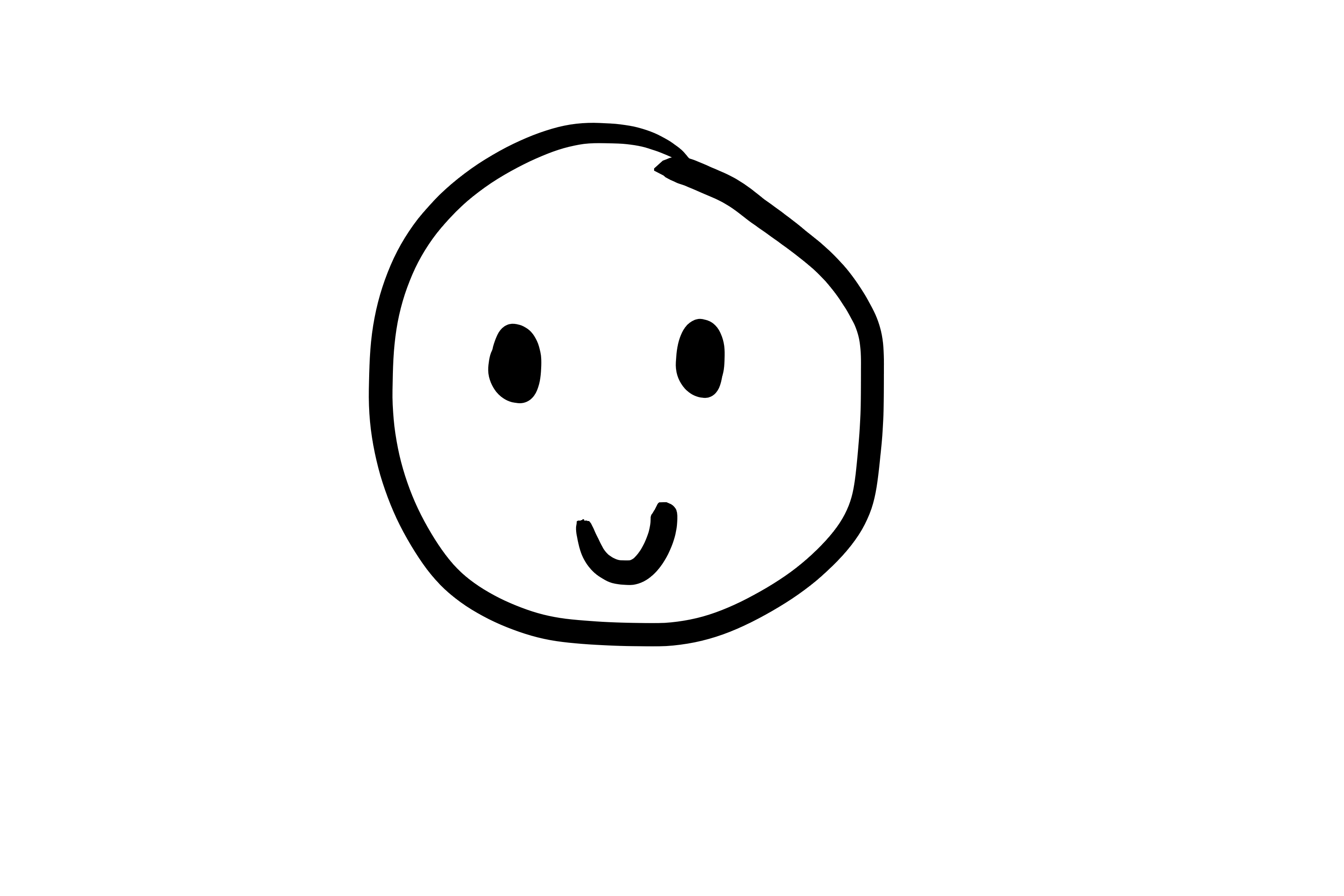 3000x2000 Drawn Face Happy