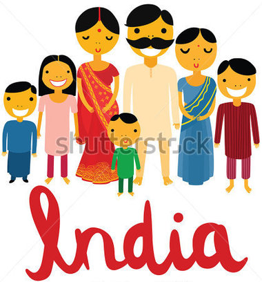 380x408 India Clip Art