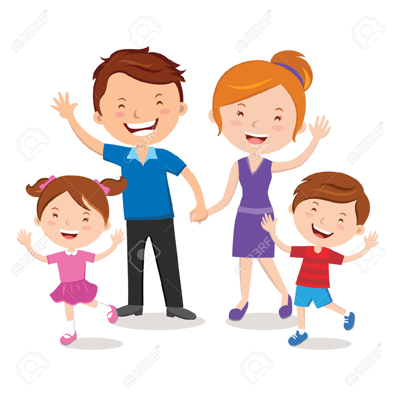 1300x1300 Portrait Clipart Family Cartoon