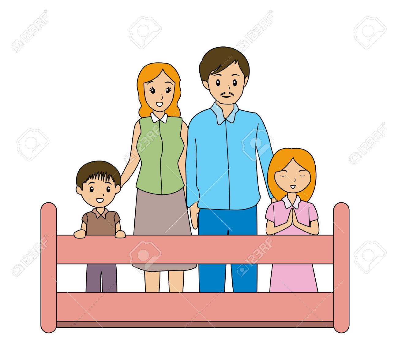 1300x1122 Religious Clipart Happy Family