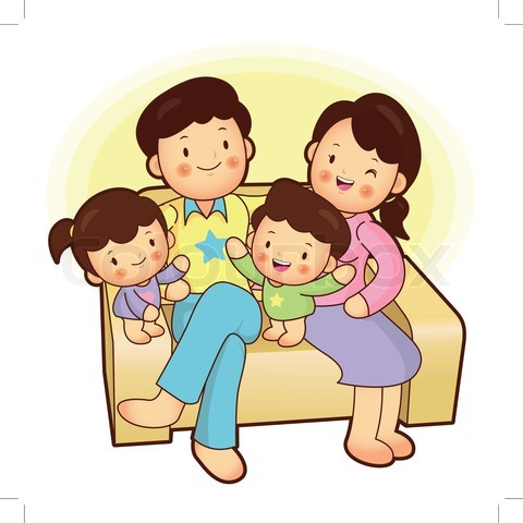 480x480 Family Clipart Cartoon