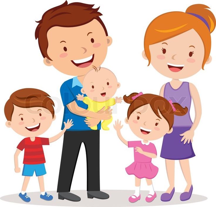 Happy Family Cartoon Pictures