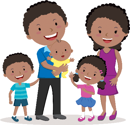 414x399 Happy Family Portraits Clipart The Arts Image Pbs