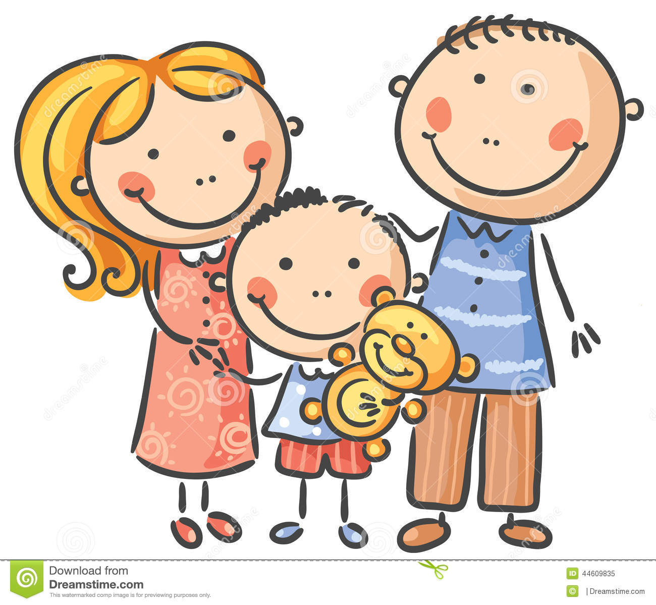 1300x1199 One Child Family Clipart
