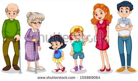 450x265 Family Drawings Clip Art