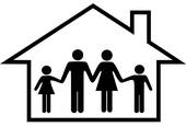 170x116 Happy Family Home Clip Art