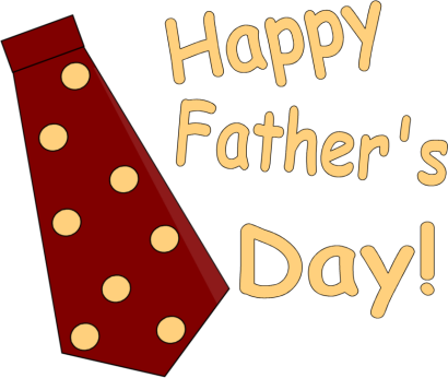 410x346 Happy Day 5 Images Pictures Quotes Fathers Day Tie Clipart Image