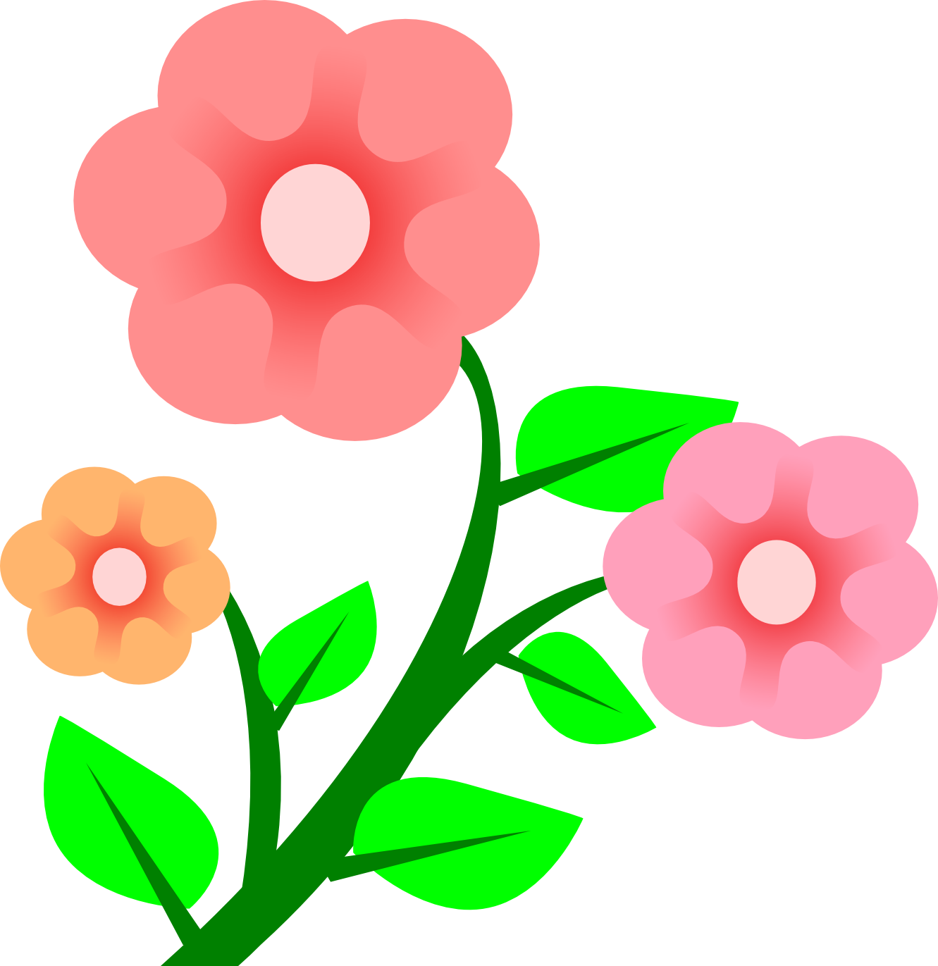 1331x1371 Clipart Flowers