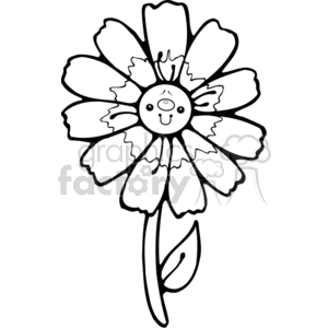 300x300 Royalty Free Happy Flower 374444 Vector Clip Art Image