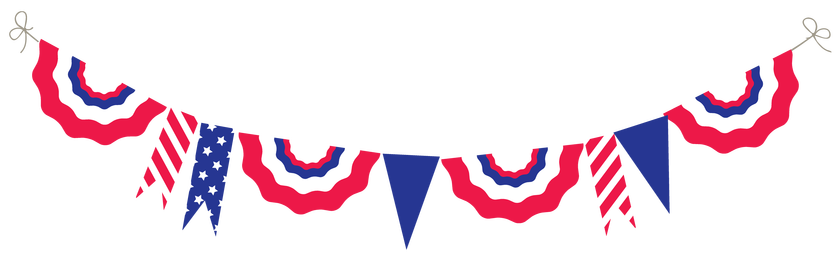 840x254 Happy 4th Of July Clipart