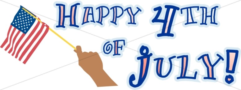 776x291 Independence Day Word Art, 4th Of July Wordart