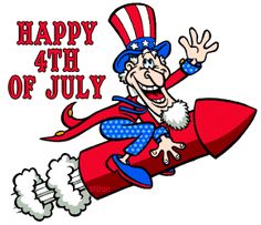 236x203 4th Of July Clip Art Clip Art Of The Words Of July