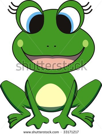 354x470 Happy Frog Clipart