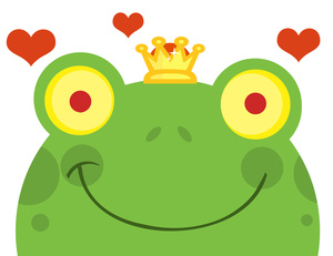 300x231 Royal Frog Clipart Image