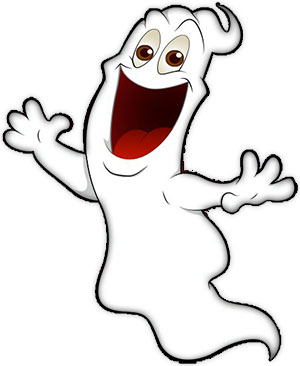 300x366 Ghost Clipart Happy Ghost