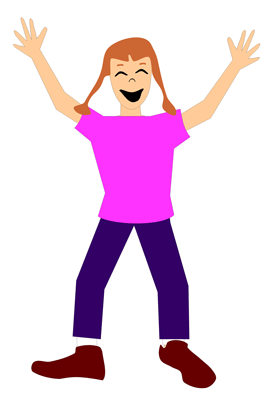 274x400 Clip Art Image Happy Girl Clipart Panda
