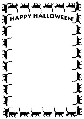 296x419 Halloween Borders