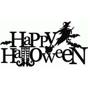 Happy Halloween Black And White | Free download on ClipArtMag