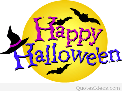 400x300 Clip Art Banner Happy Halloween