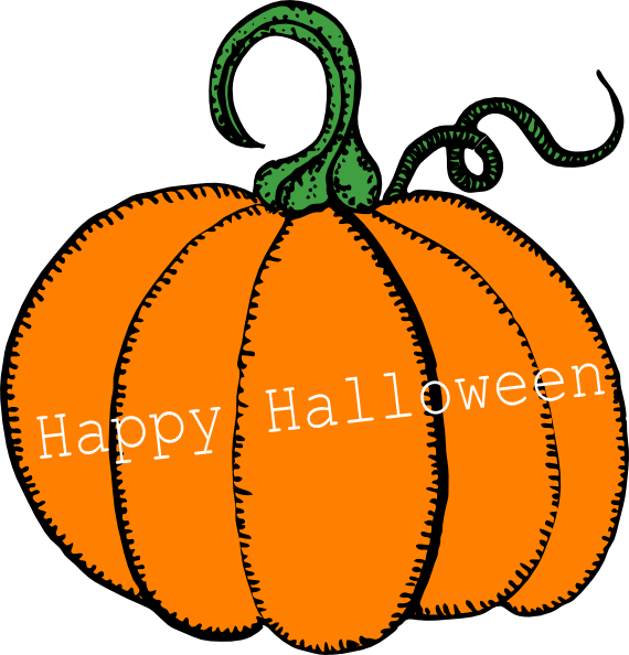 570x594 Happy Halloween Pumpkin Clip Art
